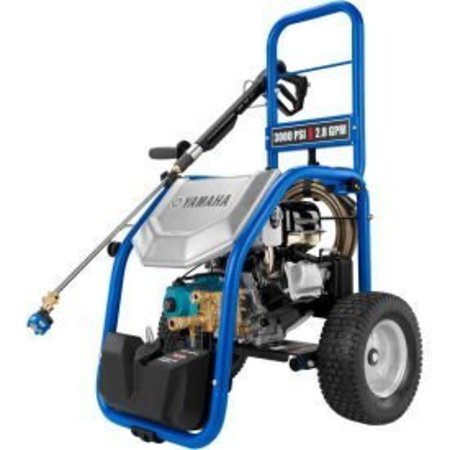 GEN - TECH Yamaha Gas Pressure Washer W/ CAT Triplex Pump, 3000 PSI, 2.8 GPM, 3/8" Hose PW3028B